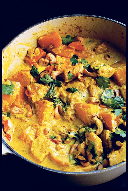 A root vegetable korma