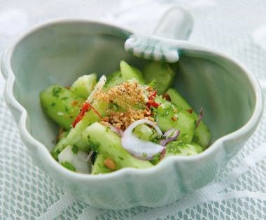 A side of spicy Thai cukes