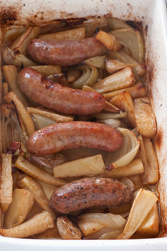 A simple sausage supper