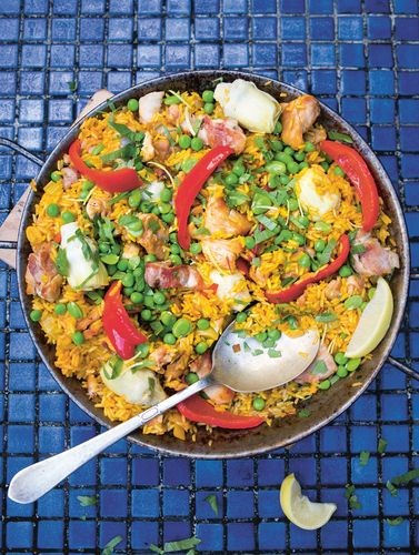 A Spanish-flavoured rice dish
