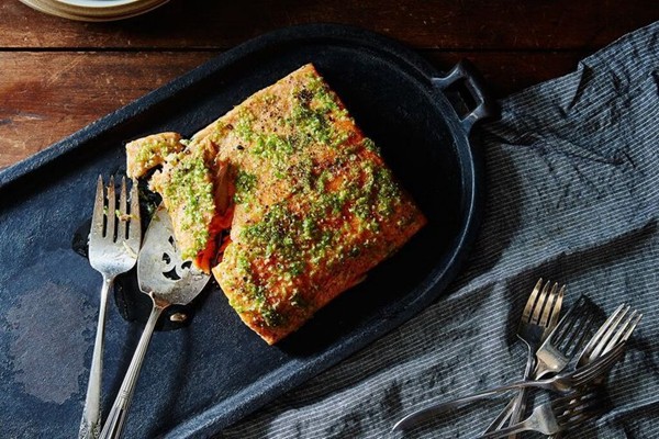 A Spicy Perspective's garlic lime oven-baked salmon