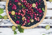 A wild berry tart