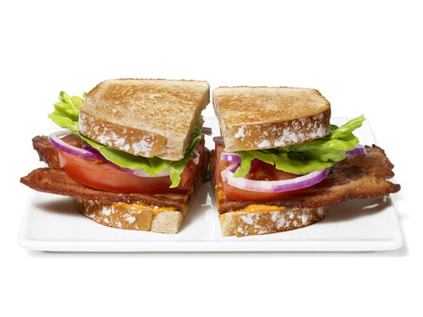 Aaron McCargo, Jr.'s BLTs with blue cheese-buffalo aïoli
