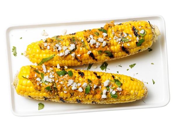 Aarón Sanchez's corn with chile-lime butter