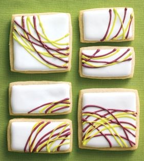 Abstract art cookies