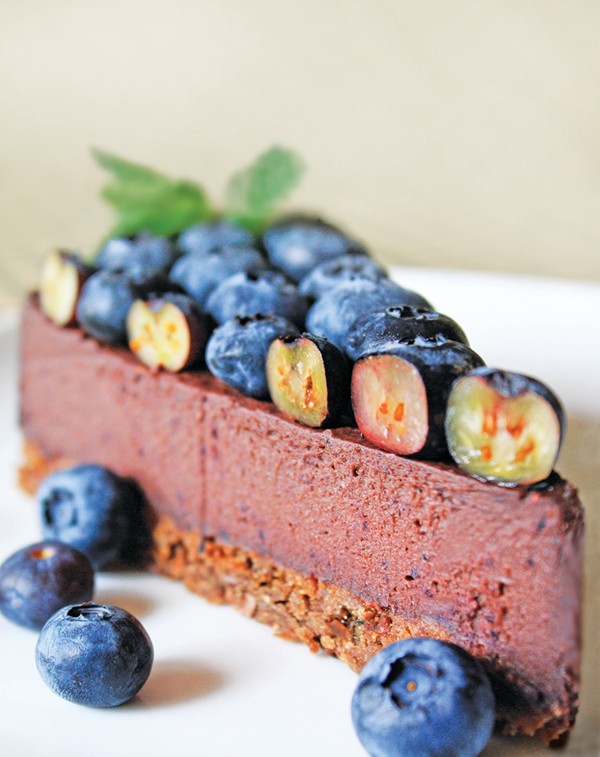 Acai berry cheesecake
