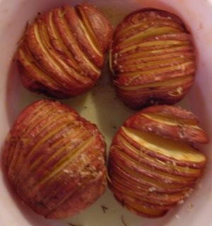 Accordion potatoes