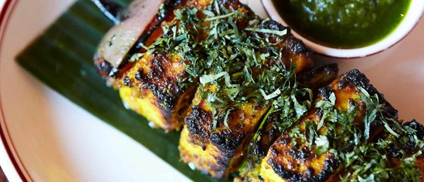 Achari paneer tikka