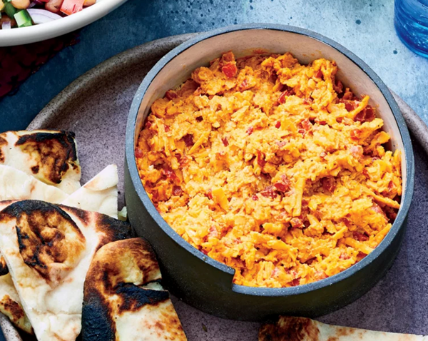 Achari pimiento cheese spread