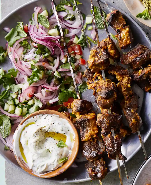 Achari venison kebab