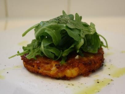 Achiote-potato croquettes