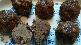 Acorn "meat" balls