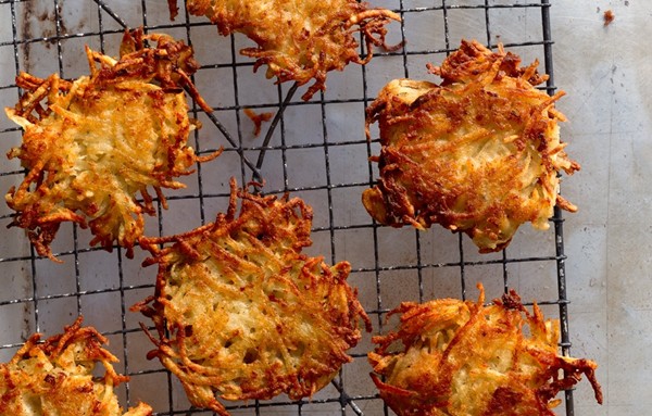 Adam and Maxine's famous latkes