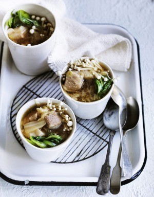 Adam Liaw's pork belly and cabbage superior soup
