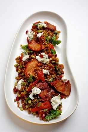 Add-in wheat berry salad
