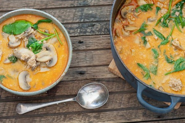 Addictive Thai mushroom soup