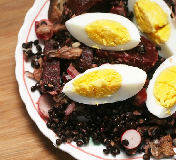Admitting it is autumn lentil salad