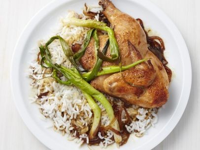 Adobo-style Cornish hens