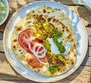 Afghan chicken skewer kabob [Mursal Saiq]
