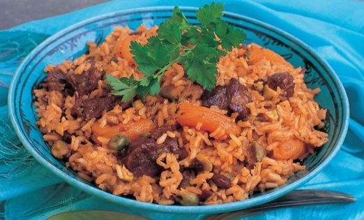 Afghan lamb plov