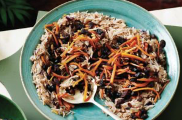 Afghan sweet spiced rice (Qabuli palow)