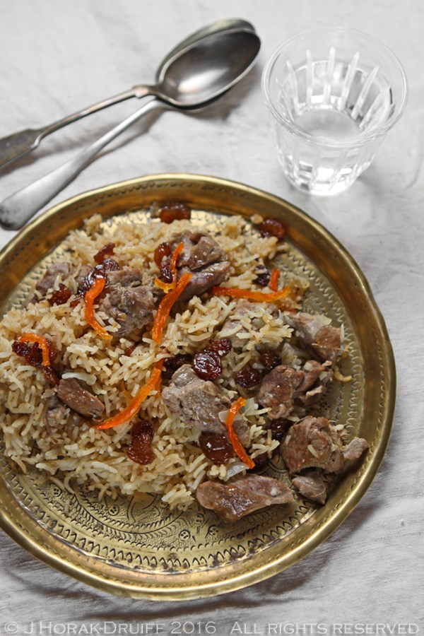 Afghani lamb pulao