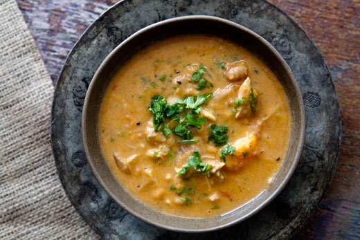 African chicken peanut stew