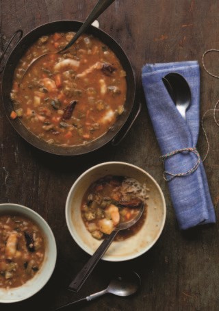 Afro-Asian-American gumbo