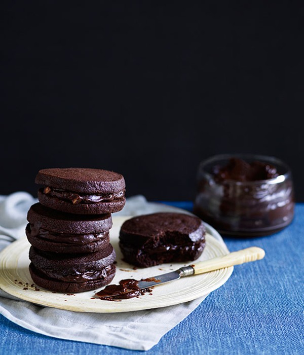 After-dinner mint biscuits
