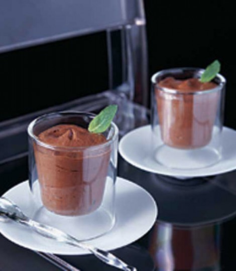 After dinner minty chocolate mousse