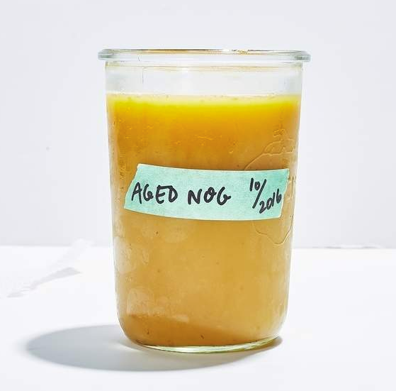 Aged eggnog