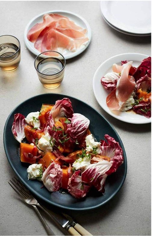 Agrodolce squash platter