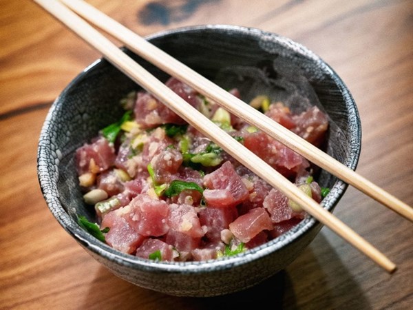 Ahi tuna poke
