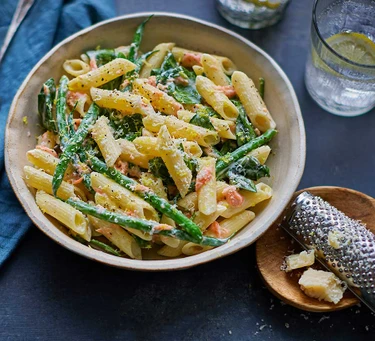 Aimee's gluten-free salmon pasta