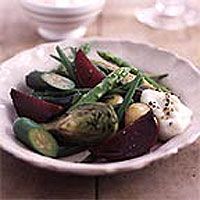 Aïoli with spring vegetables