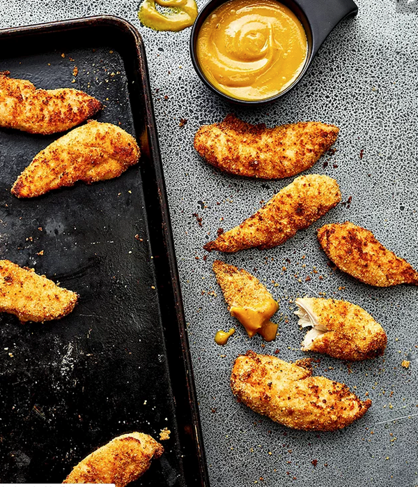 Air-fried chicken tenders