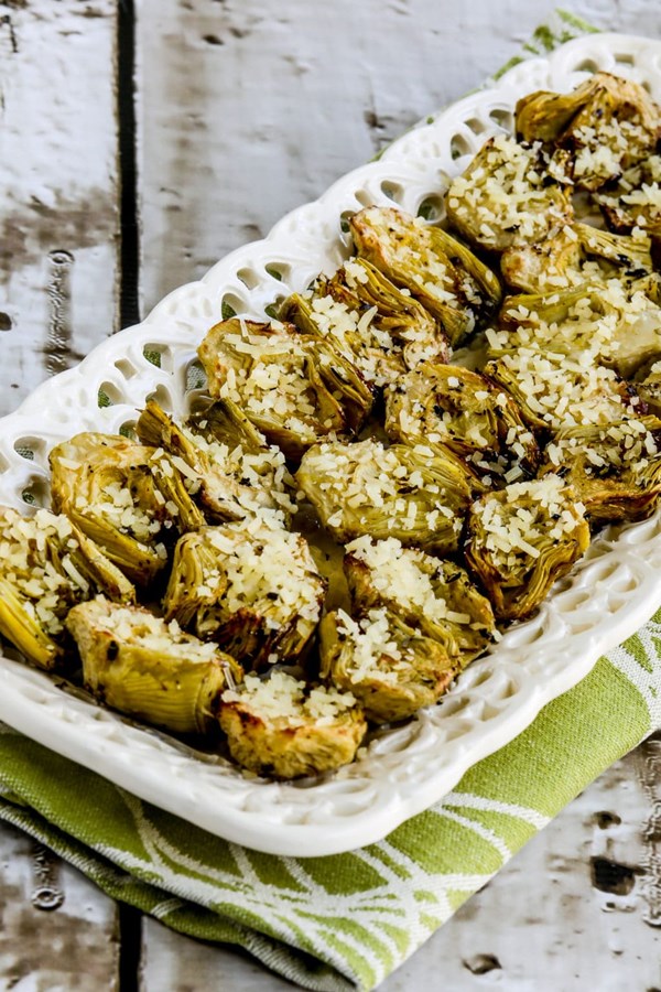 Air fryer artichoke hearts
