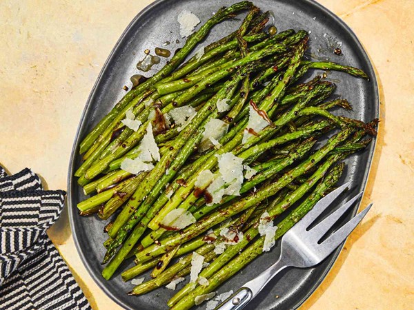 Air-fryer asparagus 