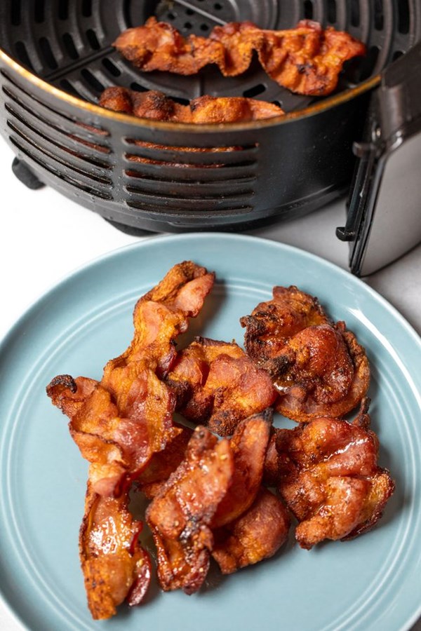 Air fryer bacon