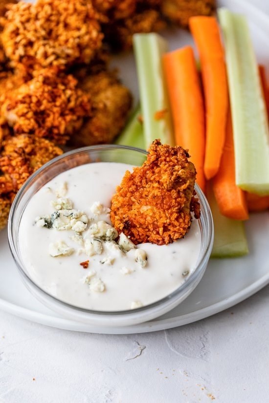 Air fryer Buffalo chicken nuggets