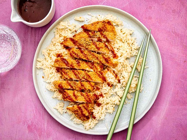Air-fryer chicken katsu