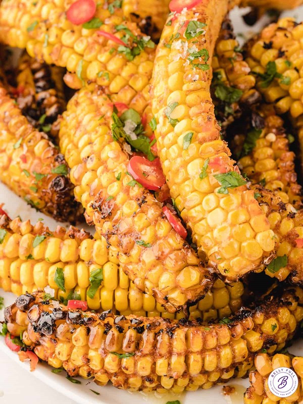 Air fryer corn ribs