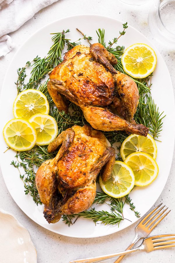 Air fryer Cornish hen