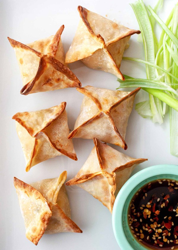 Air fryer crab Rangoon