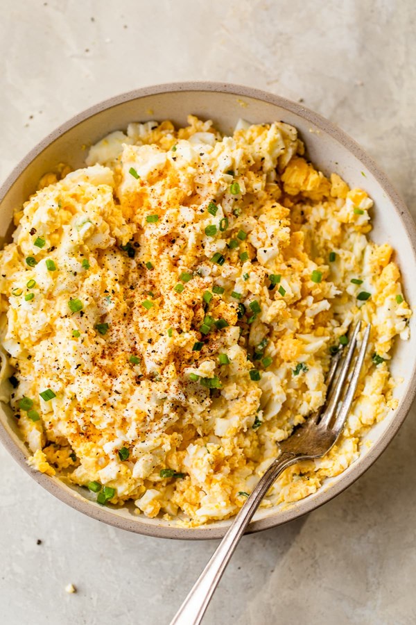 Air fryer egg salad