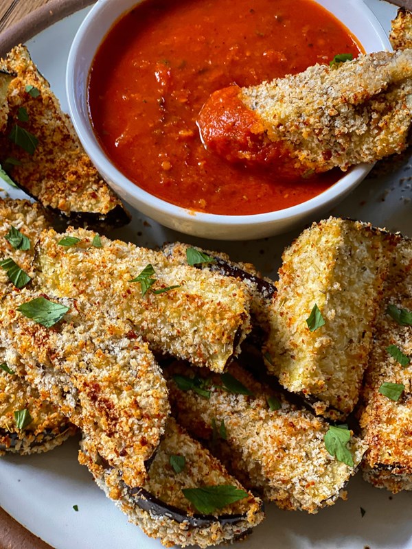 Air fryer eggplant