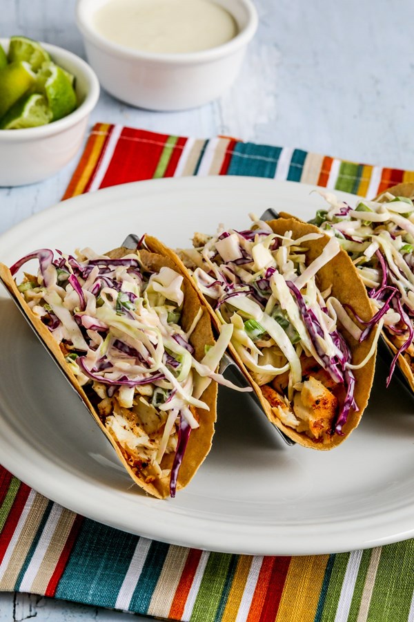 Air fryer fish tacos