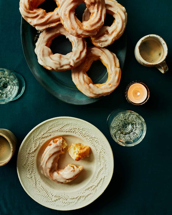[Air fryer] glazed chouxnuts