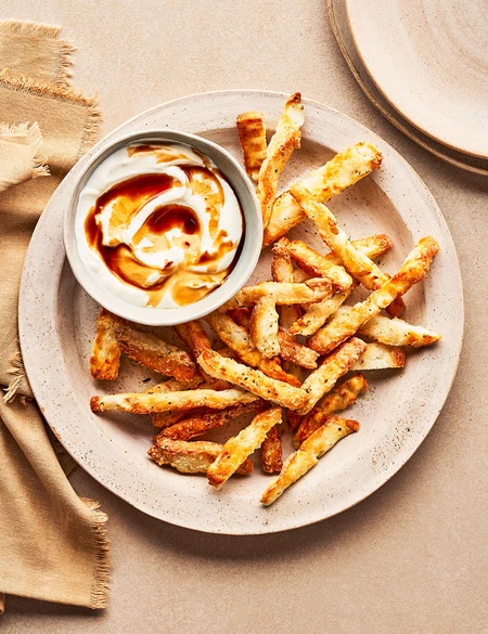 Air fryer halloumi fries