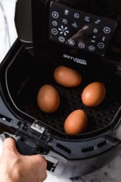 Air fryer hard boiled eggs